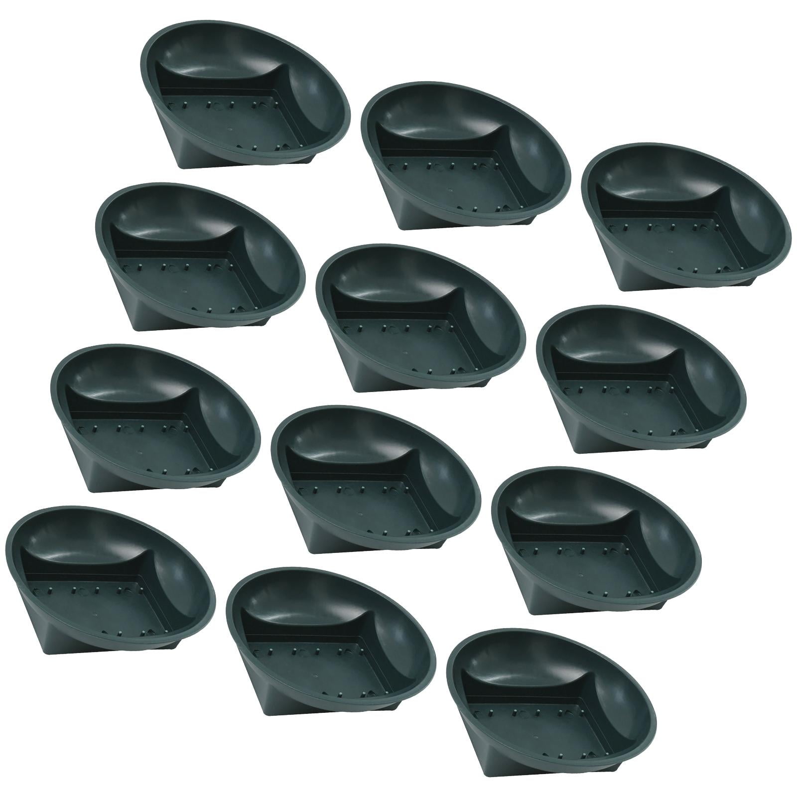 FVDPWYE 12 Pieces Floral Foam Round Bowl DIY Flower Arrangement Kit Blue Floral Wet Foam