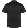 thumbnail image 2 of TiaoBug Unisex Short Sleeve Chef Jacket Coat Cooking Uniform Work Wear for Caterers Baking Kitchen Hotel Black 4XL, 2 of 7