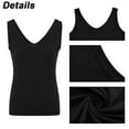 thumbnail image 5 of Tank Tops for Women V Neck Ribbed Tank Tops, Askfv Sleeveless Basic Casual Cami Shirts, 5 of 7