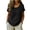 Black, variant on Turilly Relaxed Fit Tops for Women Casual Daily Wear Fashion Ladies Short-Sleeved Round Neck Loose Tunic Top
