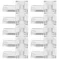 thumbnail image 2 of 25 Ensembles de Clips de Miroir Robustes, Clips de Support de Miroir en Plastique Transparent pour Montage Mural, Garde-Robe, Verre, 2 of 4