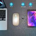 thumbnail image 4 of Mouse Inalambrico AIKOKOK Dual Mode Bluetooth 5.2 y 2.4G Recargable con LED, 4 of 5