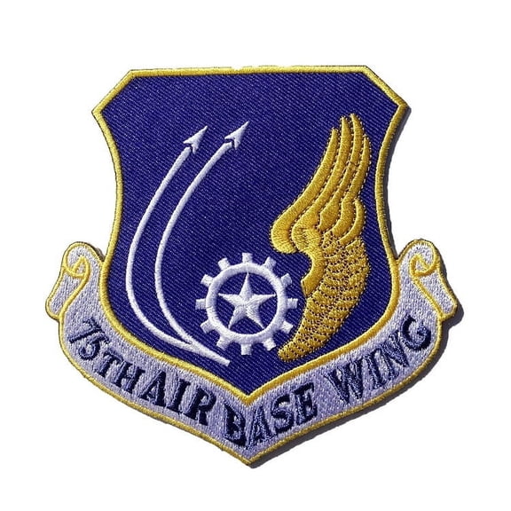 75th Air Base Wing Patch – Plastic Backing