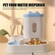 thumbnail image 5 of Dispensador De Agua Y Comida Para Mascotas, Comedero Automático Para Gatos De Diseño 2 En 1 Con Dispensador De Agua De 1 Litro Y Dispensador De Comida De 2 L, Ventana, 5 of 7