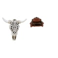 thumbnail image 1 of Escultura de pared de resina con forma de cabeza de toro, decoración de pared, sofá en miniatura, casa de muñecas, muebles, estatua, material de resin, 1 of 8