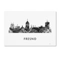 thumbnail image 2 of Trademark Fine Art 'Fresno California Skyline WB-BW' Canvas Art by Marlene Watson, 2 of 4