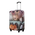 thumbnail image 3 of Luggage Cover Anti Scratch, Halloween Cute Pumpkin Ghost Elastic Suitcase Protector Suitcase Covers for Luggage Fits 18-32 Inch Luggage, 3 of 6