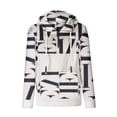 thumbnail image 3 of Puntoco - Sudadera de manga larga con estampado informal para mujer, cuello alto, con cordón, blusa con bolsillo Puntoco Puntoco-542, 3 of 4