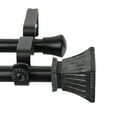thumbnail image 3 of InStyleDesign  Marlene Adjustable Double Curtain Rod Cocoa 28 to 48 inches Brown Finish, 3 of 4