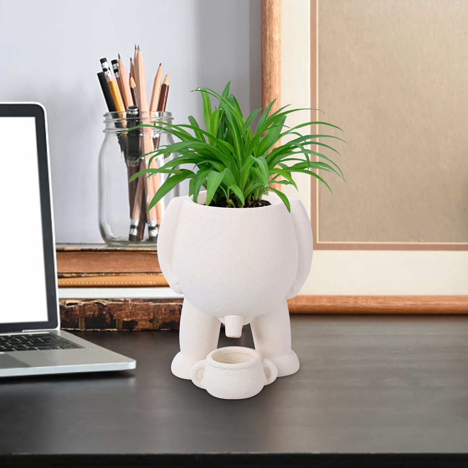 Peeing Flower Pot,Peeing Plant Pot,Novelty Planter Pots,Funny Vase Planter,Creative Garden Statue Pot Resin Crafted Home Decor