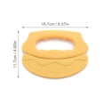 thumbnail image 2 of Pizza Cutter, Hand Chopper, Creative Cartoon Pizza Knife with Fun Design, Stainless Steel Blade and Comfortable Handle, Ideal Kitchen Tool for Family Pizza Nights and Party Use, Yellow, 2 of 5