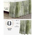 thumbnail image 3 of Sage Green Abstract Bed Skirt California King Size 18 Inch Drop, Vintage Graffiti Mottled Texture Wrap Around Dust Ruffle Bedskirts, Wrinkle & Fade Resistant Easy Fit Bedskirt with Adjustable Elastic, 3 of 8