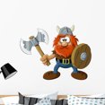 thumbnail image 1 of Viking Wall Decal Mural by Wallmonkeys Vinyl Peel and Stick Graphic for Girls (36 in W x 28 in H), 1 of 4