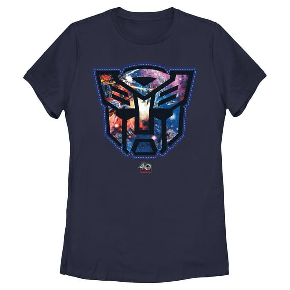 Women's Transformers Autobots Space Battle Logo Graphic T-Shirt