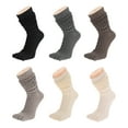 thumbnail image 3 of Unique Bargains 1 Pair Five Toe Socks Soft Warmth Socks for Women Khaki, 3 of 6
