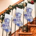 thumbnail image 2 of Coolnut Christmas Stockings 1PCS,Big Xmas Stockings Gift Decorations and Party Supplies,Used for Fireplace Decoration Socks-Turkish Ceramic Tile Style, 2 of 7