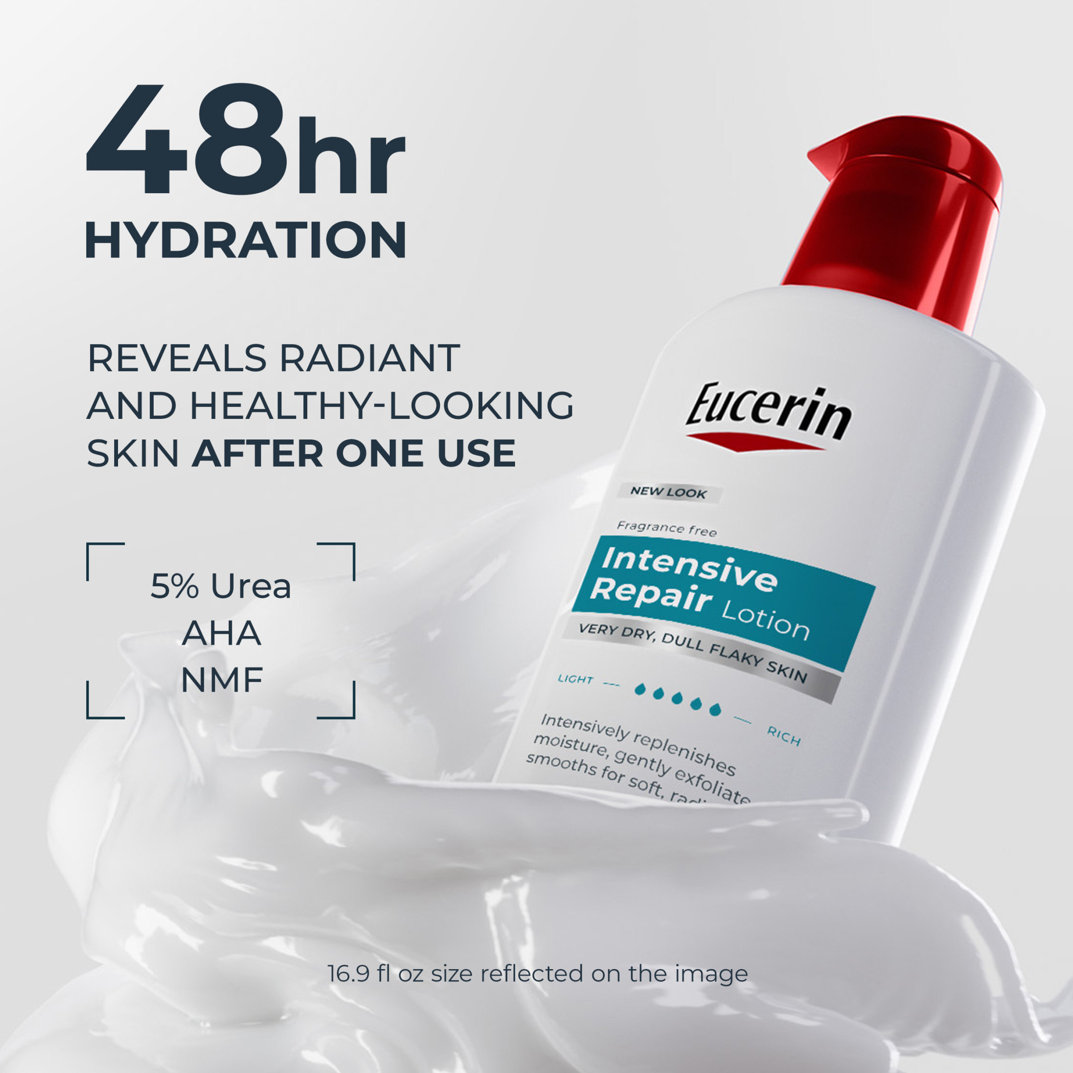 Eucerin Intensive Repair Body Lotion, 16.9 fl oz photo 3