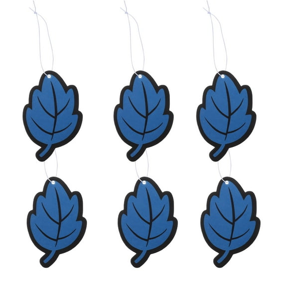 COSMOBETTY 6pcs Leaf Shape Car Air Paper Aroma Hanging Accessories For Home Scent Relief For For All Occasions And Spaces
