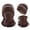 Coffee, variant on SYMOID Windproof Winter Beanie & Neck Gaiter Set, 2-Piece Thermal Fleece Hat & Warmer with Reflective Strip for Men Women,Size Free Size