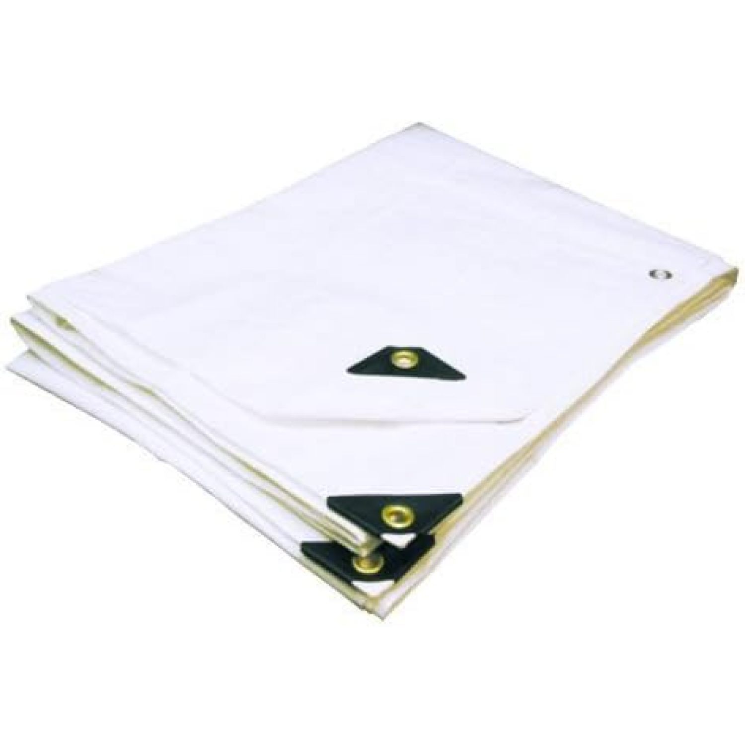 14'X16' Extra Heavy Duty White Tarp Finished Size( 13.6 x 15.6
