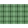 thumbnail image 1 of Ahgly Company Indoor Rectangle Patterned Light Green Area Rugs, 7' x 10', 1 of 6