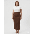 thumbnail image 3 of Womens Plus Size Dressy Office Work Maxi Skirt High Waisted Long Stretch 14 to 24, 3 of 8