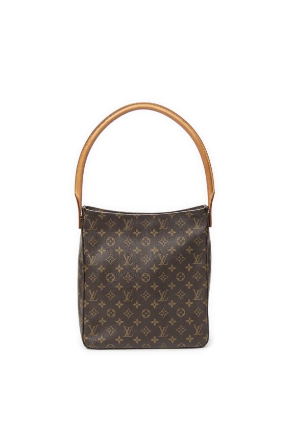 Pre-Owned Louis Vuitton Brown Looping GM Shoulder Bag Monogram Canvas