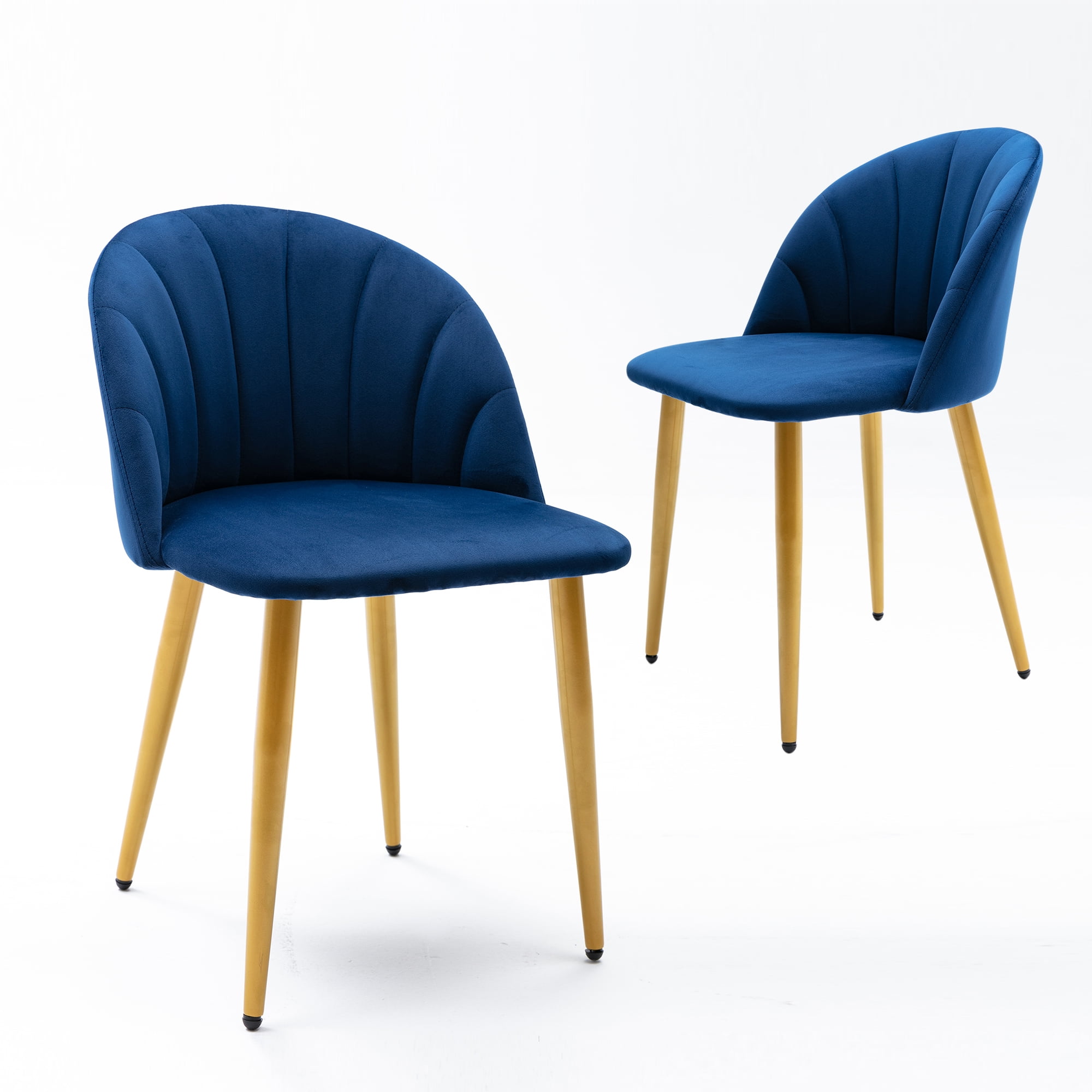 Tzicr Velvet Dining Chairs Set of 2???Upholstered Living Room Chairs with