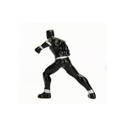 Lykan Hypersport Black with Black Panther Diecast Figure Marvel Series 1/24 Diecast Model Car by Jada