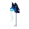 thumbnail image 2 of Halloween Soul Harvester Animated Garden Light, Solar Halloween Grim Reaper Stake Light with Flowing Blue LED, Scary Halloween Outdoor Decorations for Yard Garden Porch Pathway Decor(3D), 2 of 6