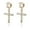 2, variant on Cross Dangle Drop Earrings for Women Men European and American Hip Hop Big Zircon Studs Earrings Jewelry Gifts