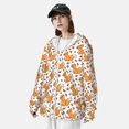 thumbnail image 3 of Yiaed Playful Squirrel Autumn Print Sun Shirts UPF 50+ Protection Hoodie Rash Guard Shirt UV Shirt Long Sleeve Fishing Outdoor Lightweightase-X-Large, 3 of 7