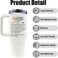 thumbnail image 2 of Bestie Gifts for Women - Bestie Tumbler with Handle - 40oz Stainless Steel Travel Mug Insulated Coffee Cup, Best Friend Gift for Women Friendship, Gifts for Best Friend Woman Besties Birthday, 2 of 6