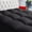 Black, variant on Extra Thick Pillowtop Mattress Topper King Size, Cooling Plush Mattress Pad Cover Bed Protector with 8-21 Inch Deep Pocket Elastic Skirt, Ultra Soft Breathable Hotel Quality Mattress Enhancer Overfil