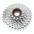 thumbnail image 2 of Bike 7 Speed Freewheel, Silver Bike Rotating Flywheel Steel Accuracy Thread Low Noise  For Road Riding, 2 of 8