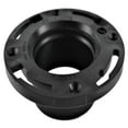 thumbnail image 2 of Charlotte Pipe ABS 00815 0600HA ABS/DWV Closet Pipe Flange Hub End, 4 x 3 In. - Quantity 1, 2 of 2