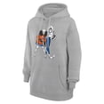 thumbnail image 2 of Women's G-III 4Her by Carl Banks  Heather Gray New York Islanders Hockey Girls Fleece Pullover Hoodie, 2 of 3