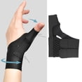 thumbnail image 1 of Elastic Thumb and Wrist Support Brace, Liner Compression Wrist Sleeve Protector for Relieving Discomfort Arthritis Tendonitis Sprains, 1 of 7