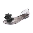 thumbnail image 3 of Here's a polished product description for your **Flat Jelly Shoes for Women**:\n\n \n\n### **Flat Jelly Shoes for Women – Summer Fish Mouth Bowknot, 3 of 4