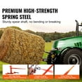 thumbnail image 3 of VEVOR 49" Hay Spear, Bale Spears 1600lbs Loading Capacity, Three-Point Hitch Tractor Attachment with 2pcs 17.5" Stabilizer Spears, Quick Attach Spike Forks, 3 of 9
