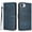 Blue, variant on Wallet Phone Case for iphone 17 E/16 E 360° Protective Flip Cover with Card Slots Kickstand Purple