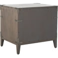 thumbnail image 6 of SAFAVIEH Light Brown Shelf Fully Assembled Couture Home Collection Nisha 1-Drawer Wood Nightstand, 6 of 14