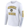 thumbnail image 4 of Men's Fanatics Navy/White Milwaukee Brewers Two-Pack Combo T-Shirt Set, 4 of 5