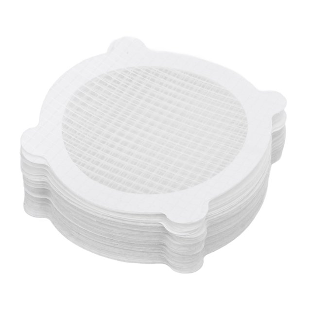 Colector De Pelo De Malla, Pegatina De Drenaje De Ducha Para Prevención De Obstrucciones, Diseño De Un Uso, Material De Fibra De Vidrio, 50 Unidades Para Fregadero De