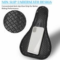 thumbnail image 3 of Funda de cojín de gel para bicicleta Cómoda almohadilla para sillín de bicicleta para al aire libre Negro Cola Cubierta de asiento de bicicleta, 3 of 8