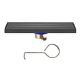 thumbnail image 4 of Linear Shower Drain, 304 Stainless Steel Long Invisible Shower Floor Drain, 4 of 9