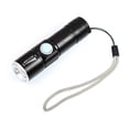 thumbnail image 1 of Bewildely Linterna de aleación de aluminio portátil IPX6 resistente al agua alimentada por con para comprobar dinero al aire libre Iluminación novedosa Negro 395nm Bewildely HA074228-01, 1 of 6