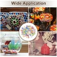 thumbnail image 5 of 100g Round Mosaic Tiles for Crafts, Multi-Size Iridescent Glass Bulk for DIY Art, Home Decoration(Mixed Colors), 5 of 5