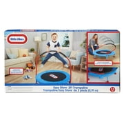 Little Tikes Easy Store 3-Foot Trampoline, with Hand Rail, Blue