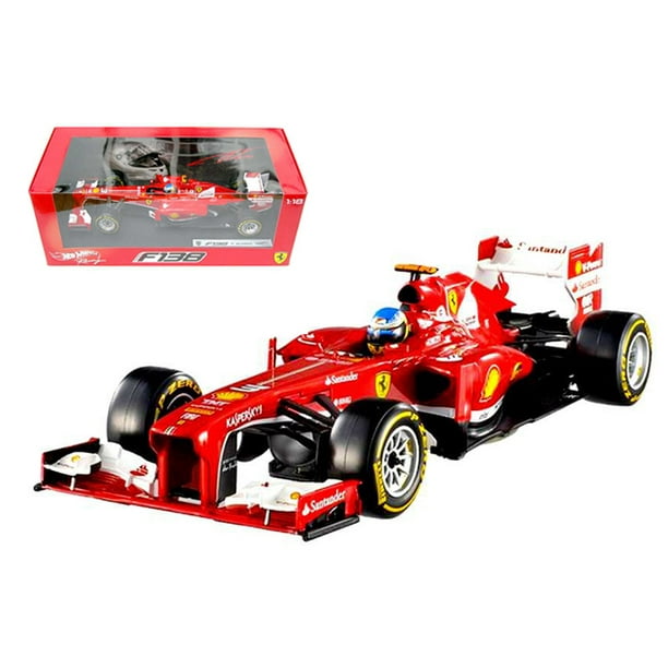 Hot wheels Ferrari F2013 F138 Fernando Alonso Formule 1 2013 F1 1/18 Diecast Modèle de Voiture